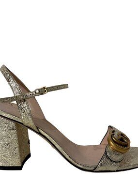Gucci Gold Sandals 40